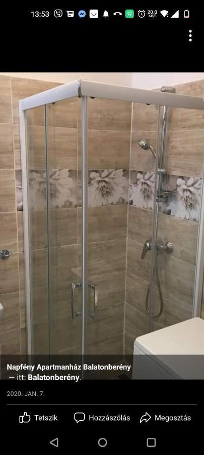 Napfeny Apartmanhaz Balatonberény Zewnętrze zdjęcie